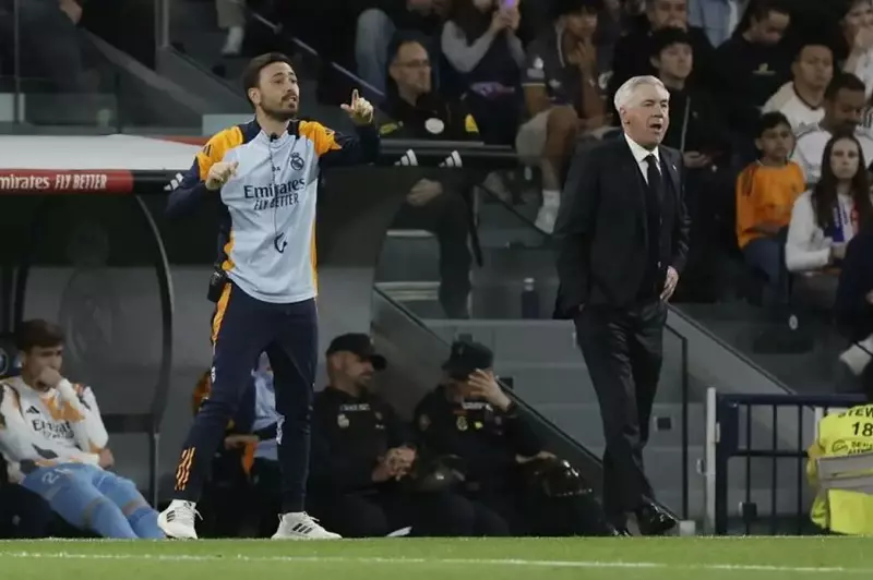 ابن أنشيلوتي يكشف: طموحي هو تدريب ريال مدريد ونفى وجود أي خلافات مع مبابي ابن أنشيلوتي يكشف: طموحي هو تدريب ريال مدريد ونفى وجود أي خلافات مع مبابي